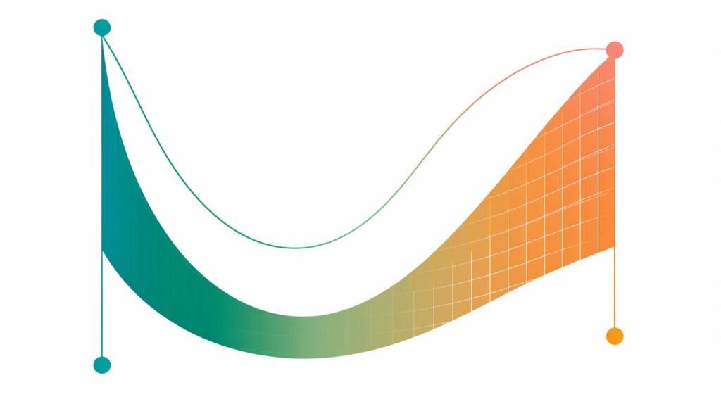 Diagramm der Grenzkostenfunktion in der Wirtschaftstheorie, illustriert mit einer aufsteigenden Kurve