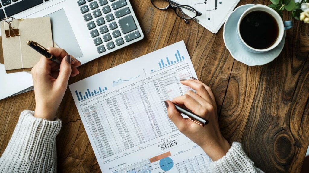 Diagramm der Kapitalflussrechnung zur Visualisierung finanzieller Bewegungen in einem Unternehmen