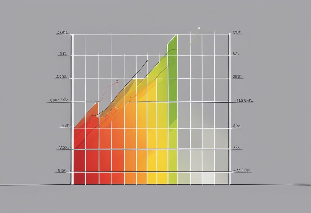 Moderner digitaler Malerei-Illustration zeigt Sättigungsmenge mit Temperatur auf der x-Achse und Löslichkeit auf der y-Achse, graues Farbschema, Sättigungspunkt als Liniendiagramm.