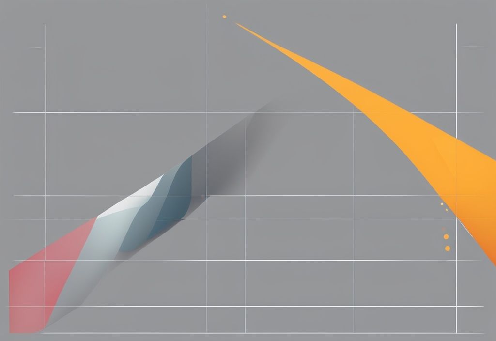 Moderne digitale Malerei mit grauem Farbschema, die ein Beispiel des Maximalprinzips zeigt, indem ein Graph eine Funktion an ihrem Maximum darstellt. maximalprinzip beispiel