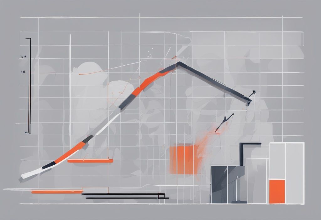 Moderne digitale Illustration mit grauem Farbschema, zeigt einen Graphen zur Berechnung der Kapitalwertmethode mit markierten Ein- und Auszahlungen sowie dem Diskontsatz.